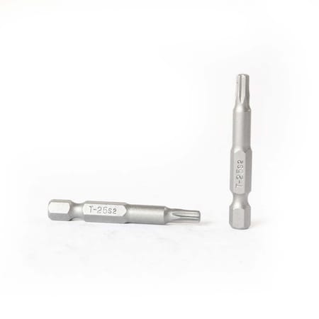 Superior Steel T25 Single End Torx Screwdriver Bits - 2 Inch Long, PK 10 BT225-10PK